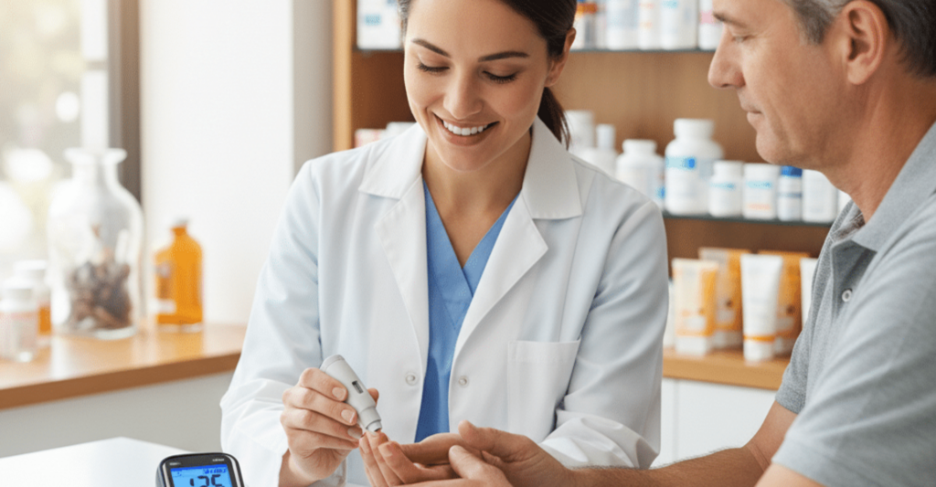 Diabetes Monitoring Services at Abermain Chemist: Blood Sugar Checks Without a GP Wait
