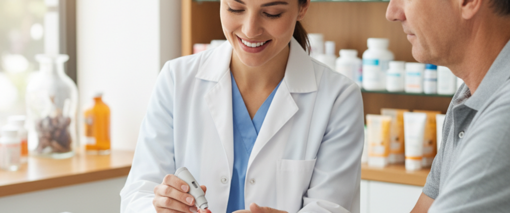 Diabetes Monitoring Services at Abermain Chemist: Blood Sugar Checks Without a GP Wait